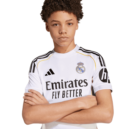 Real Madrid 25/26 Home Youth Jersey (JN8887) Apparel Adidas