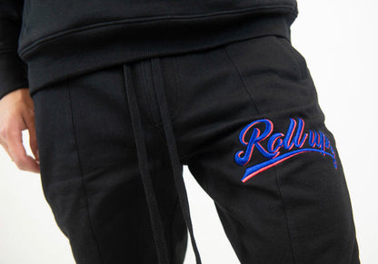 REBEL MINDS-ROLL UP STACKED FLEECE PANT— 132-425