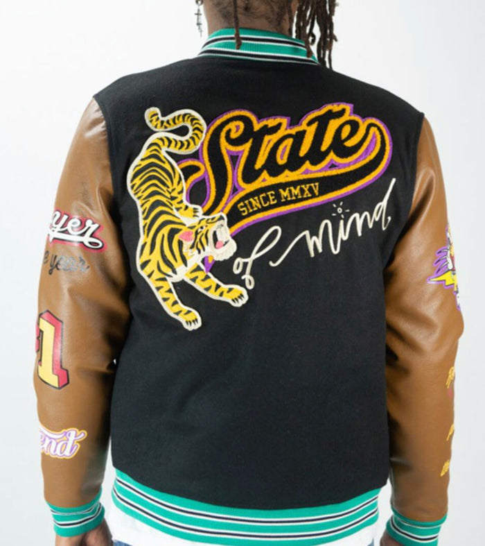 REBEL MINDS-STATE OF MIND VARSITY JACKE—132-547
