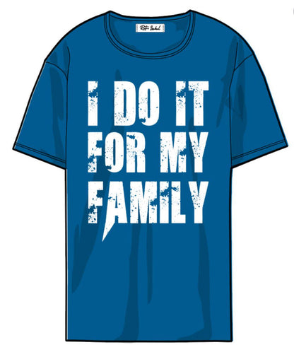 RETRO LABEL-4.S MILITARY BLUE FAMILY SS TEE