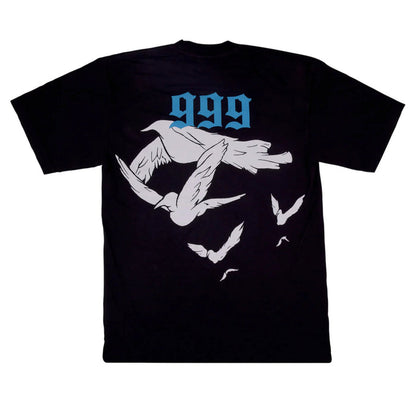 Revenge X Juice Wrld 999 Dove Tee Black | PLUS