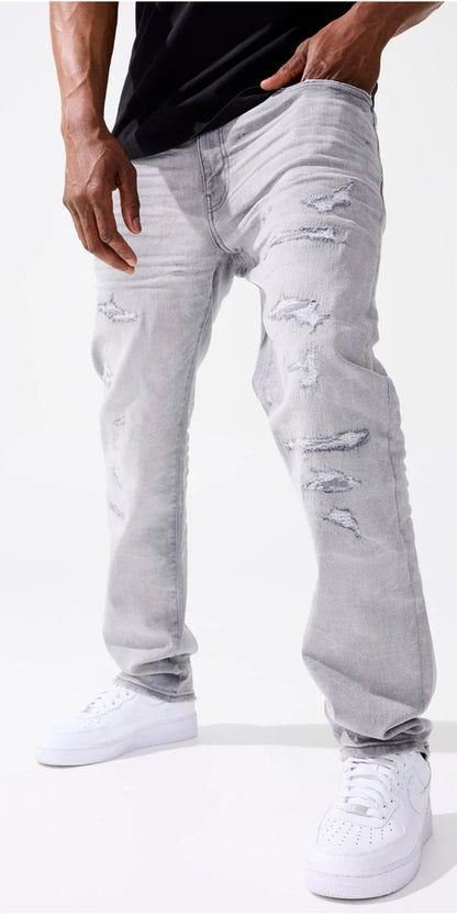 ROSS - TROUBLEMAKER DENIM (ARCTIC GREY)-AR358R