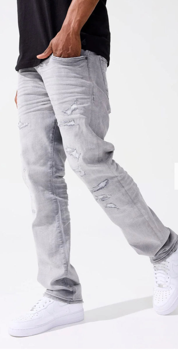 ROSS - TROUBLEMAKER DENIM (ARCTIC GREY)-AR358R