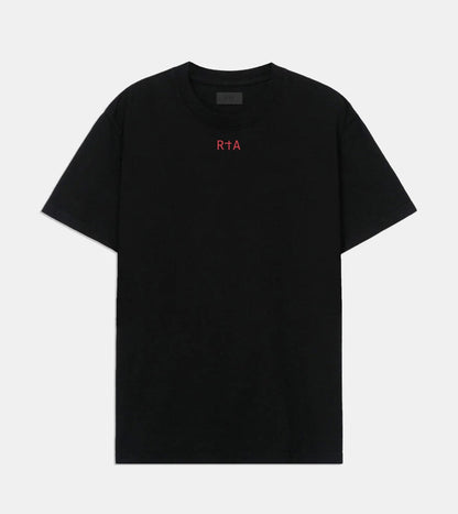 RTA-LIAM TEE | BLACK RED DOUBLE CROSS