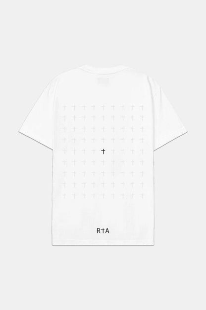 RTA LIAM TEE | WHITE R.I.P. CROSS