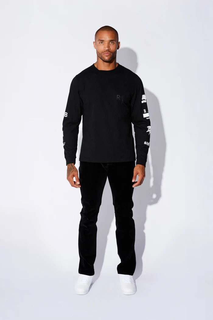 RTA-LONG SLEEVE TEE | BLACK GREATEST HITS-MU23K621-T1788BLKGT