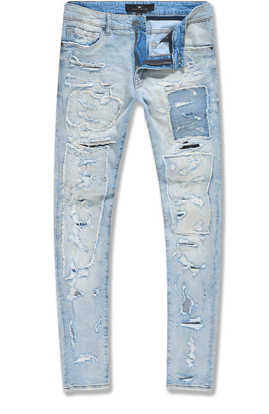 SEAN - RECONSTRUCTED DENIM (ARCTIC WASH) -JS1166