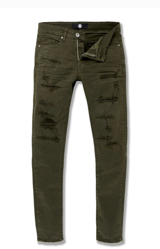 SEAN - TRIBECA TWILL PANTS (ARMY GREEN) -JS955RK