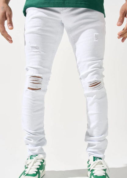 SERENEDE “EVEREST PEAK” WHITE JEANS