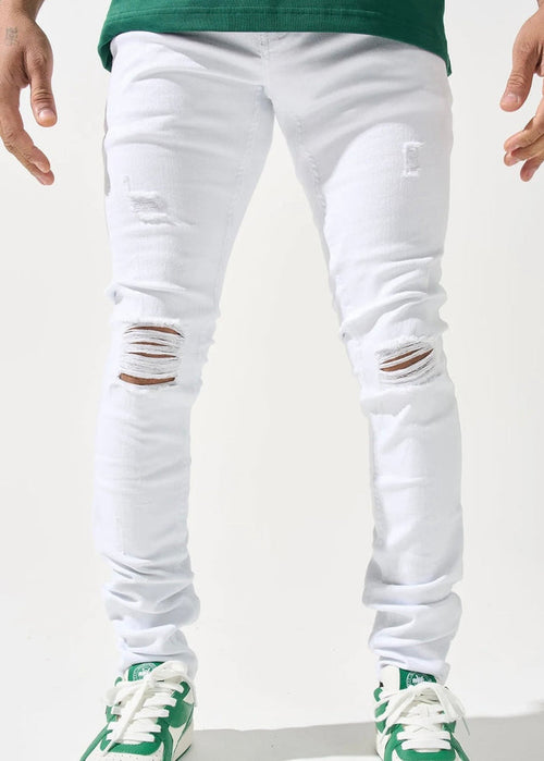 SERENEDE “EVEREST PEAK” WHITE JEANS