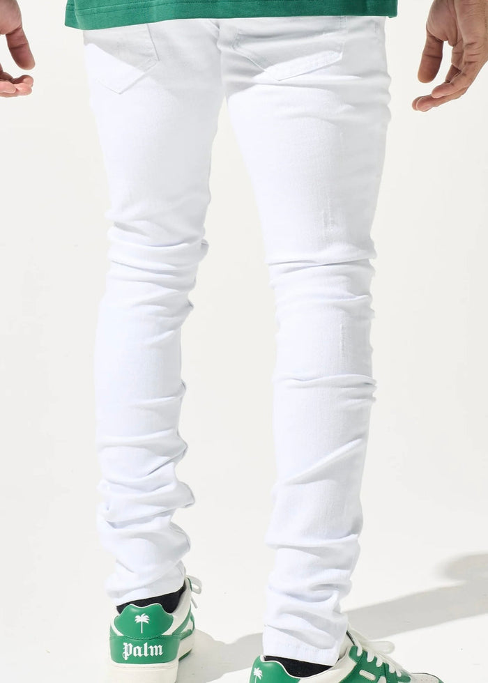SERENEDE “EVEREST PEAK” WHITE JEANS