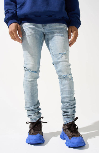 SERENEDE-"POTALA PALACE" JEANS-PTLPC-LTBLU
