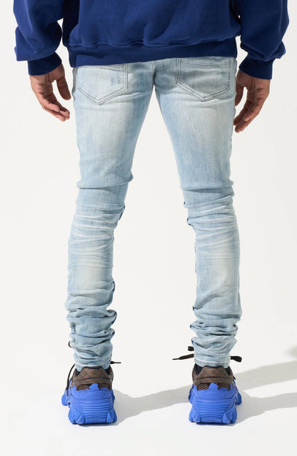 SERENEDE-"POTALA PALACE" JEANS-PTLPC-LTBLU