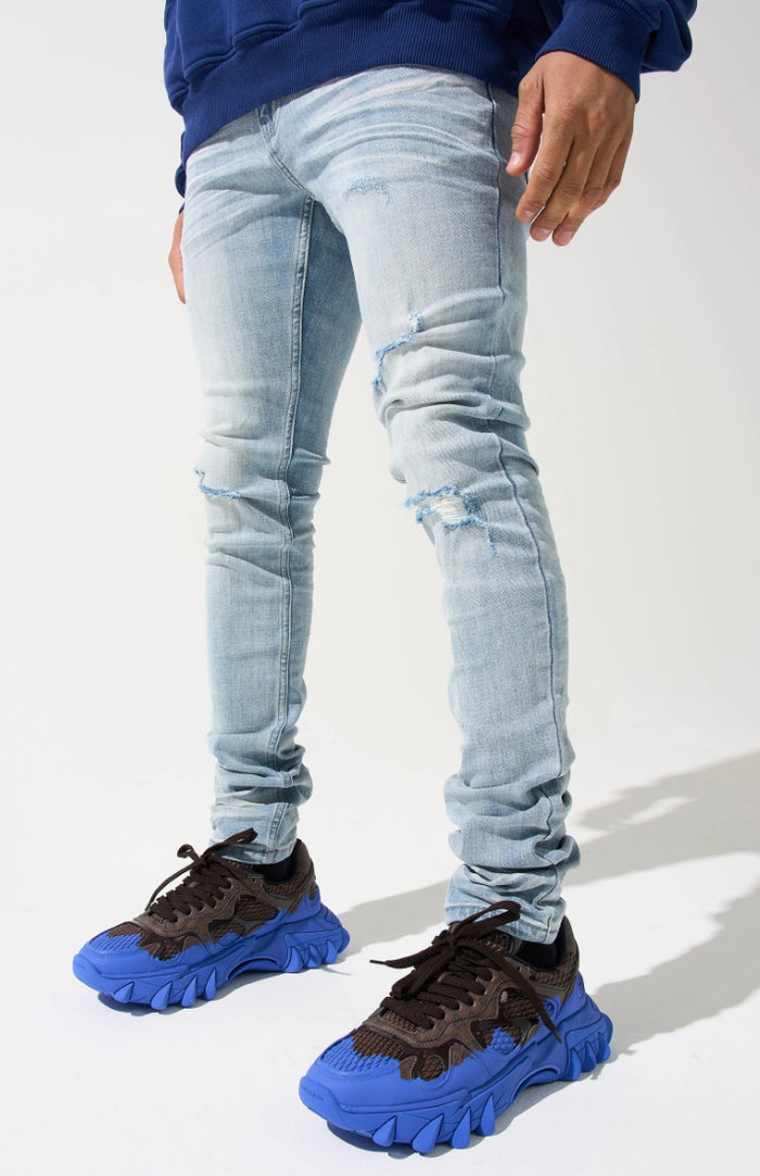 SERENEDE-"POTALA PALACE" JEANS-PTLPC-LTBLU