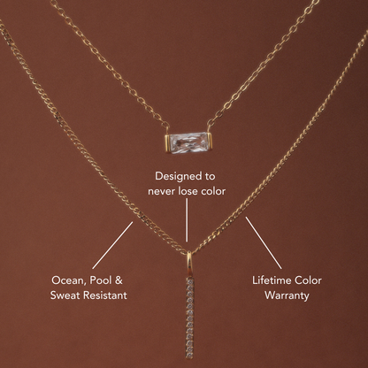 Sparkling Bar Necklace