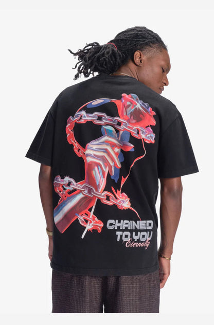 SUGARHILL-"CHAINED TO YOU" T-SHIRT (BLACK)-SH24-SUM1-17