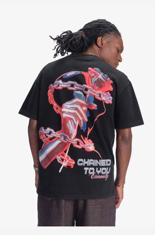 SUGARHILL-"CHAINED TO YOU" T-SHIRT (BLACK)-SH24-SUM1-17