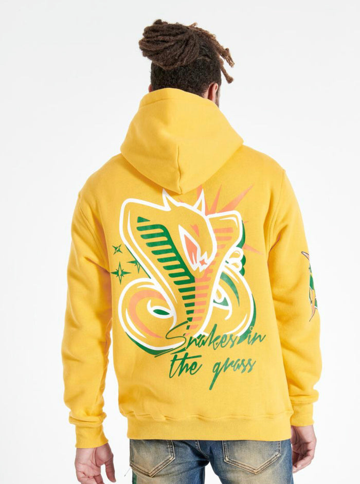 SUGARHILL-SERPENT" HOODIE (YELLOW—SH23-FALL-03