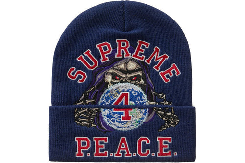 Supreme Peace Embroidered Beanie-FW23BN48