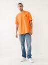 TRUERELIGION-NEW ARRIVALS EMBROIDERED TR LOGO TEE -107906